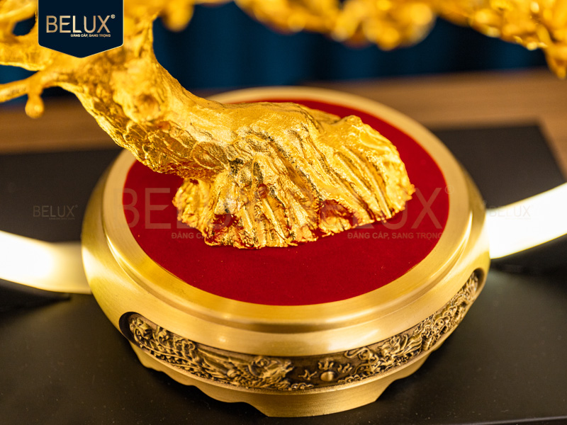 Mai Khai Lộc mạ vàng 24k&nbsp;30x13x31cm